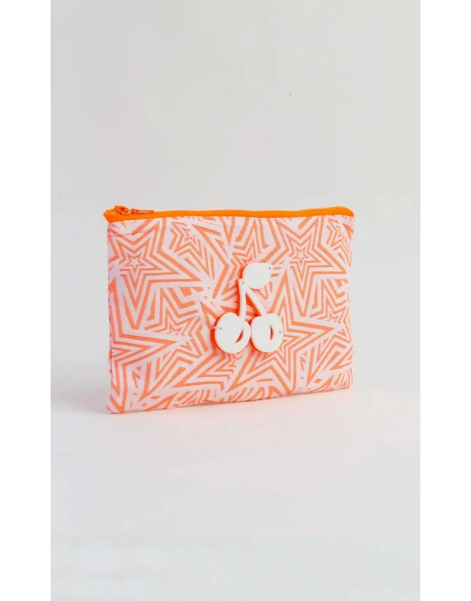 MIA EASY POUCH ORANGE STARS CHERRY