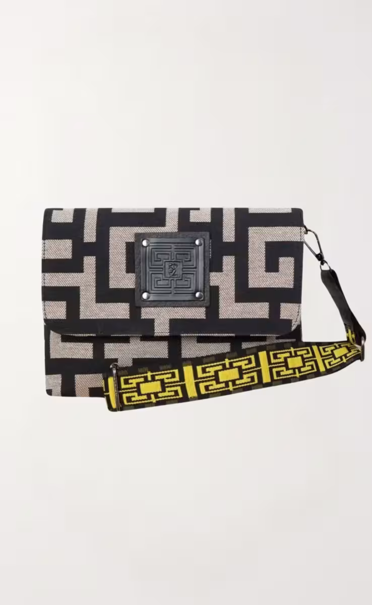 VELOS BAG BEIGE BLACK