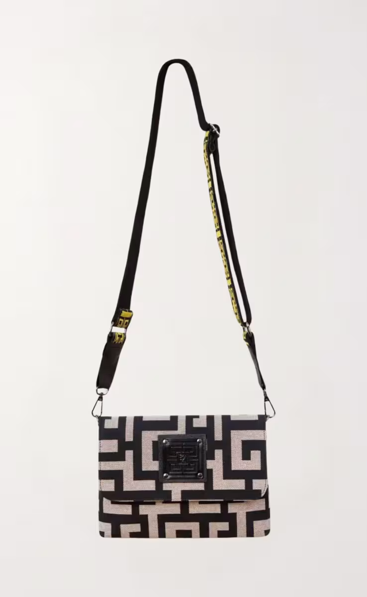 VELOS BAG BEIGE BLACK