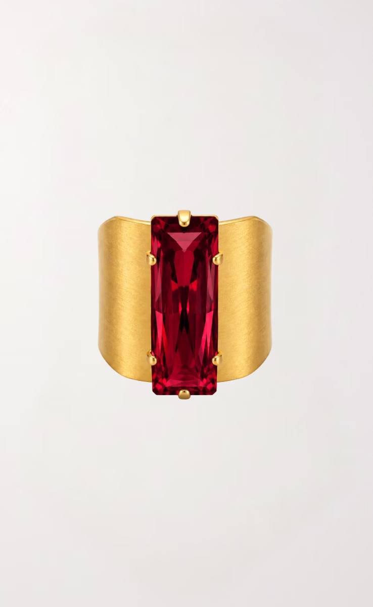 ΔΑΧΤΥΛΙΔΙ SWAROVSKI ΚΟΚΚΙΝΟ
