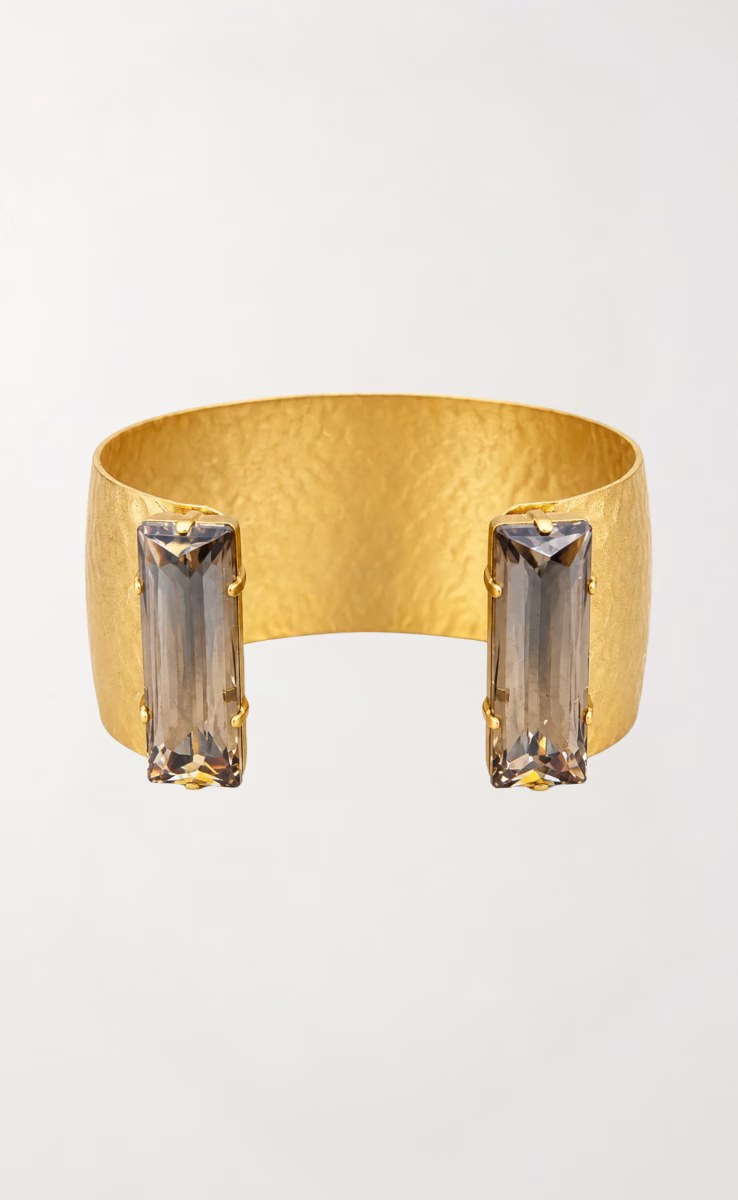 GOLD PLATED BRACELET GOLD CRYSTAL