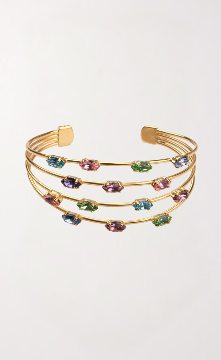 MULTI COLORS CRYSTALS BRACELET