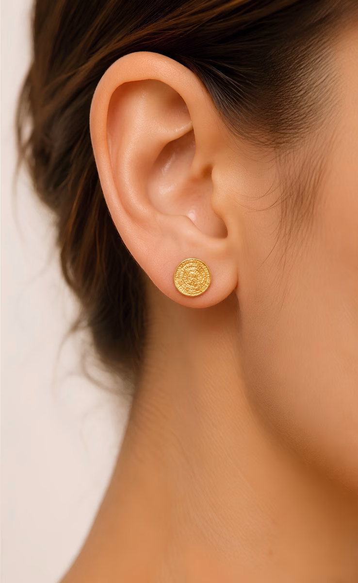 EARRINGS DISC FAISTOS