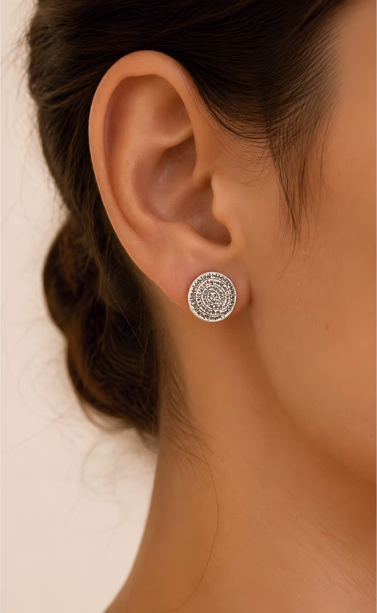 EARRINGS DISC FAISTOS