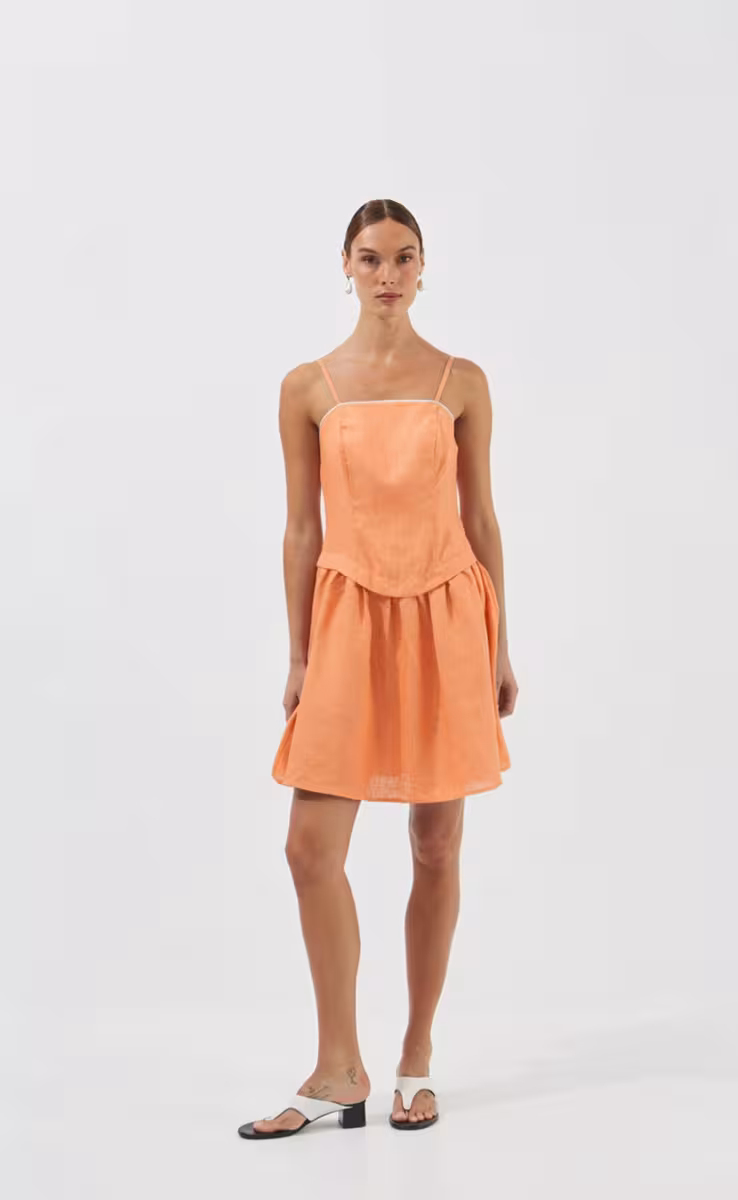 DRESS BALLERINA PAPAYA