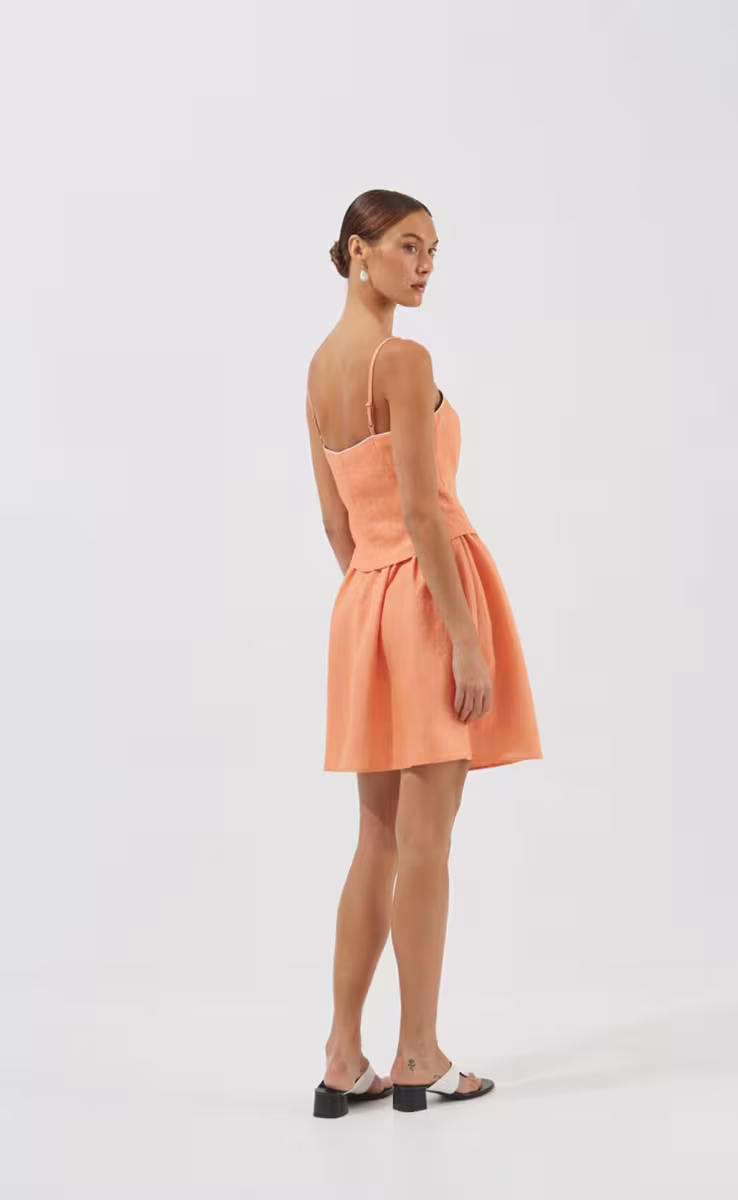 DRESS BALLERINA PAPAYA