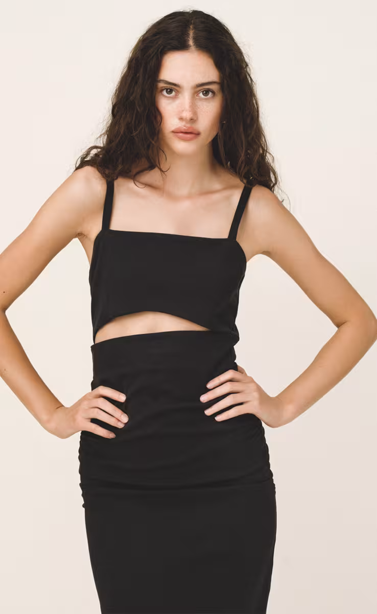 ZEPHYRA DRESS BLACK