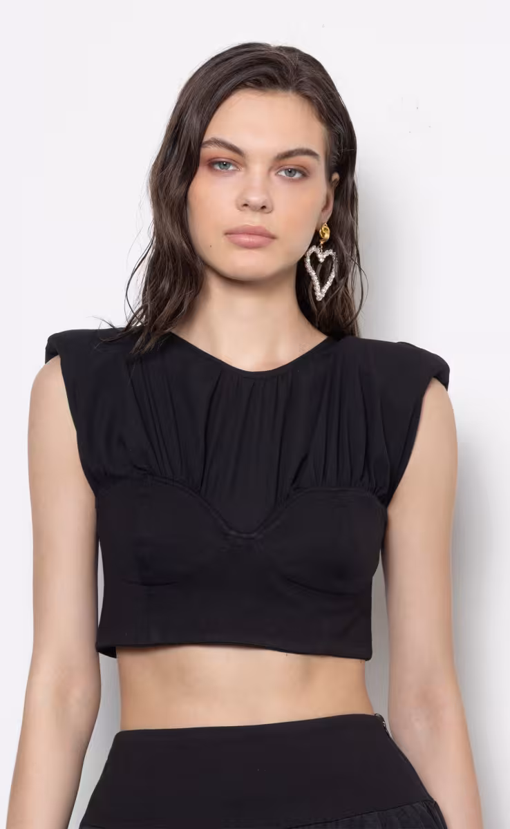 LORETTA BLACK TOP