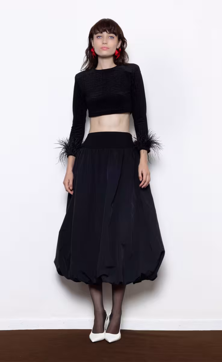 ELODIE BLACK SKIRT