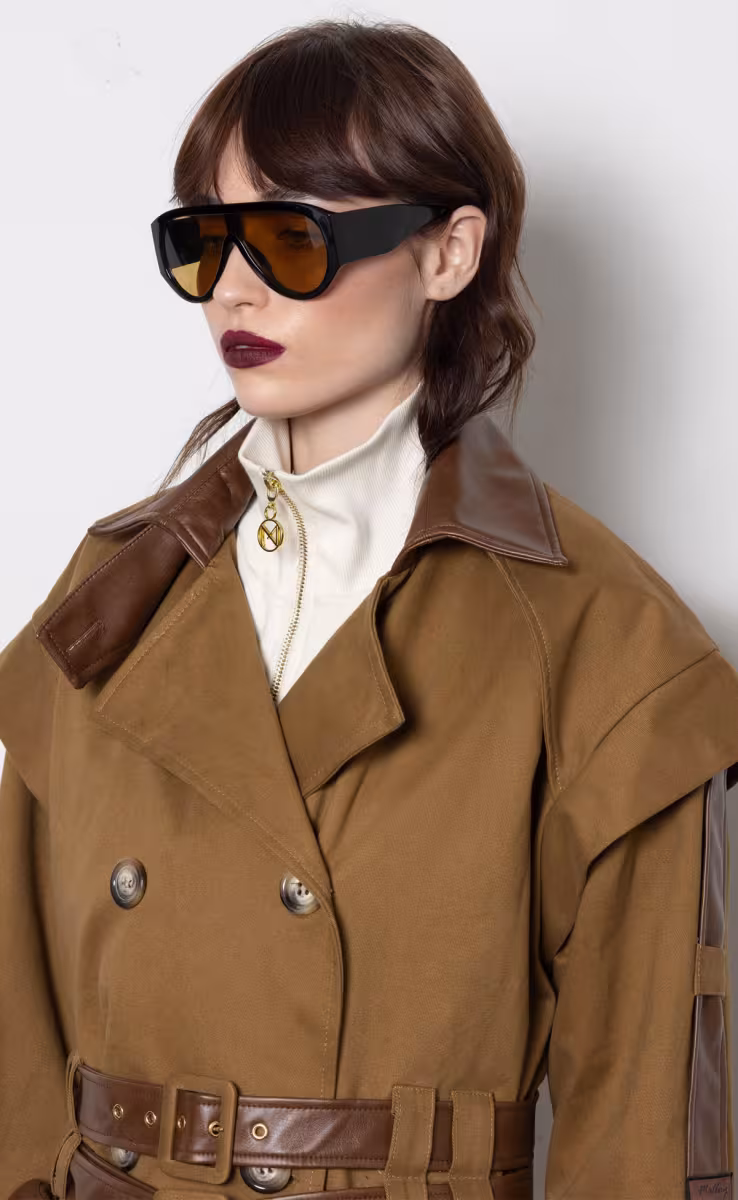CELINE TRENCH COAT BROWN