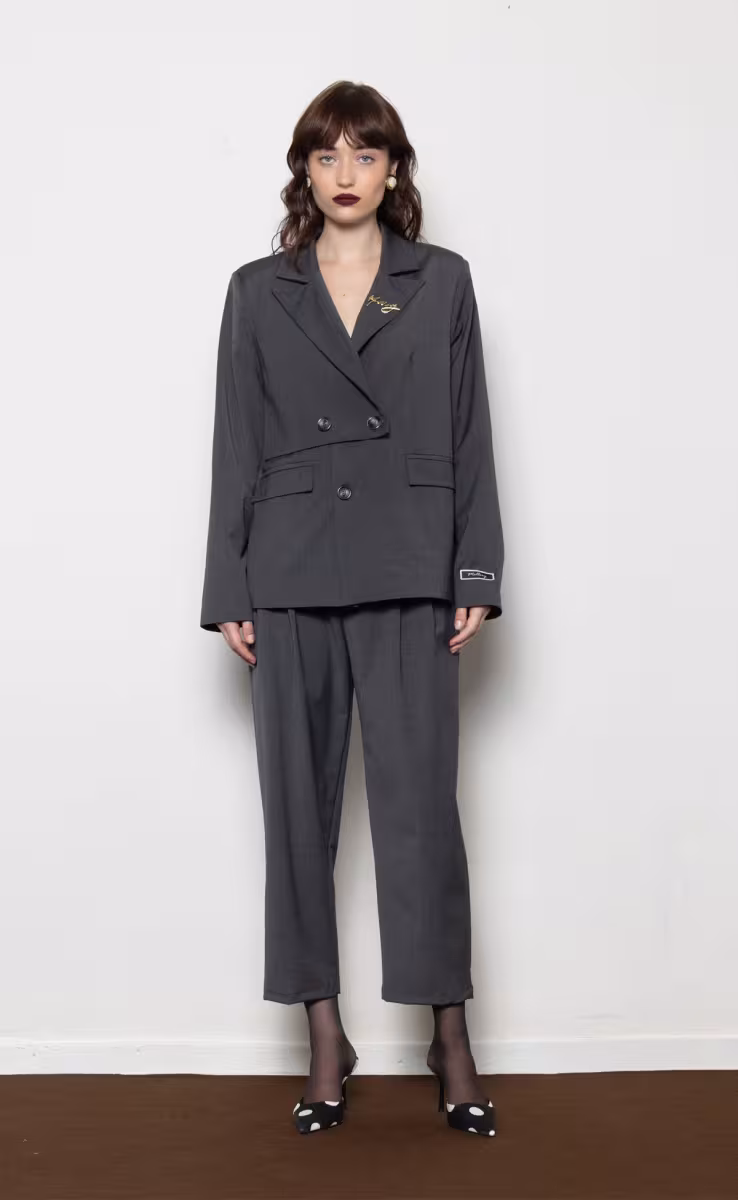 NOOR GREY BLAZER