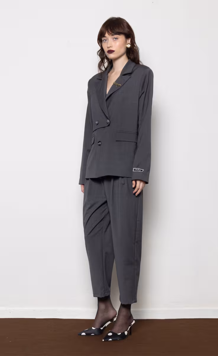 NOOR GREY BLAZER