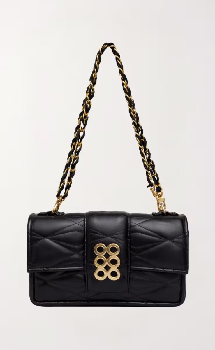 THE SOHO DIAMOND QUILTED ΜΑΥΡΗ