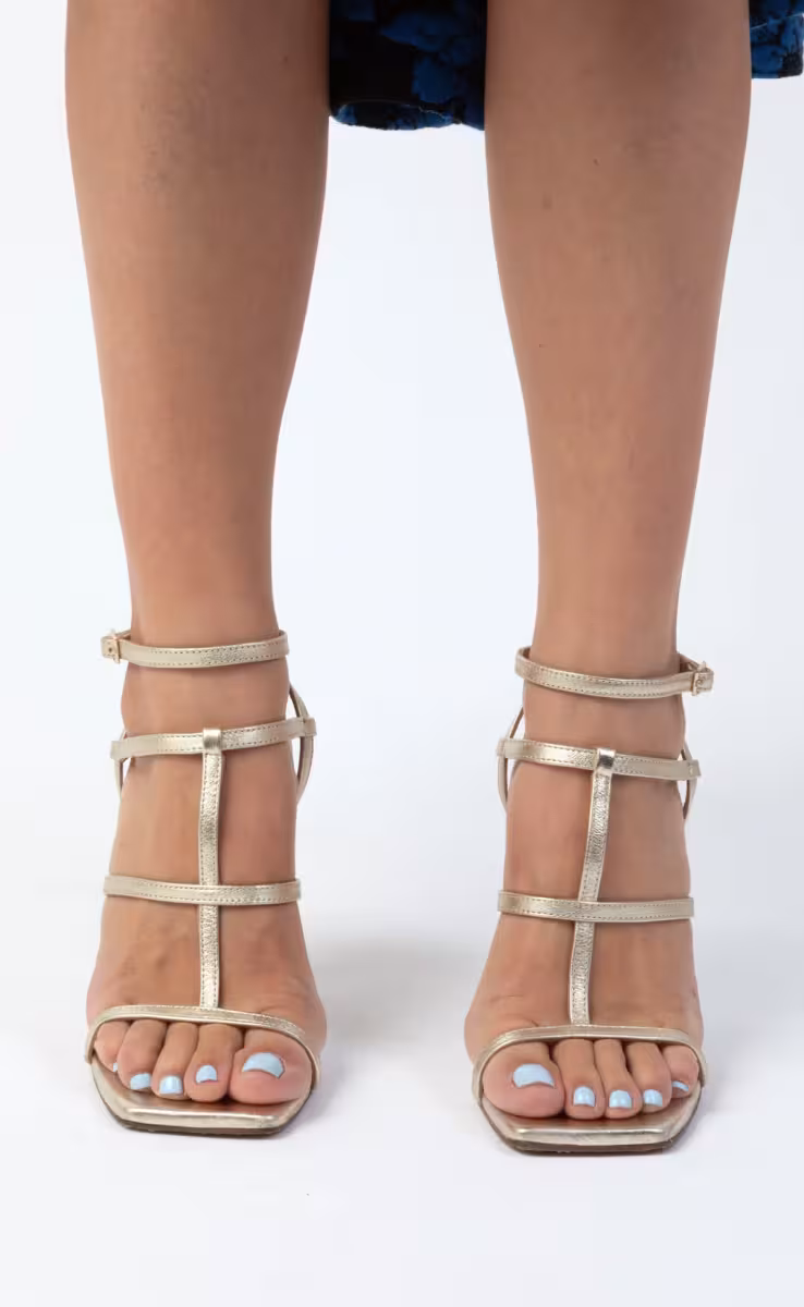 AMINA HEELS GOLD