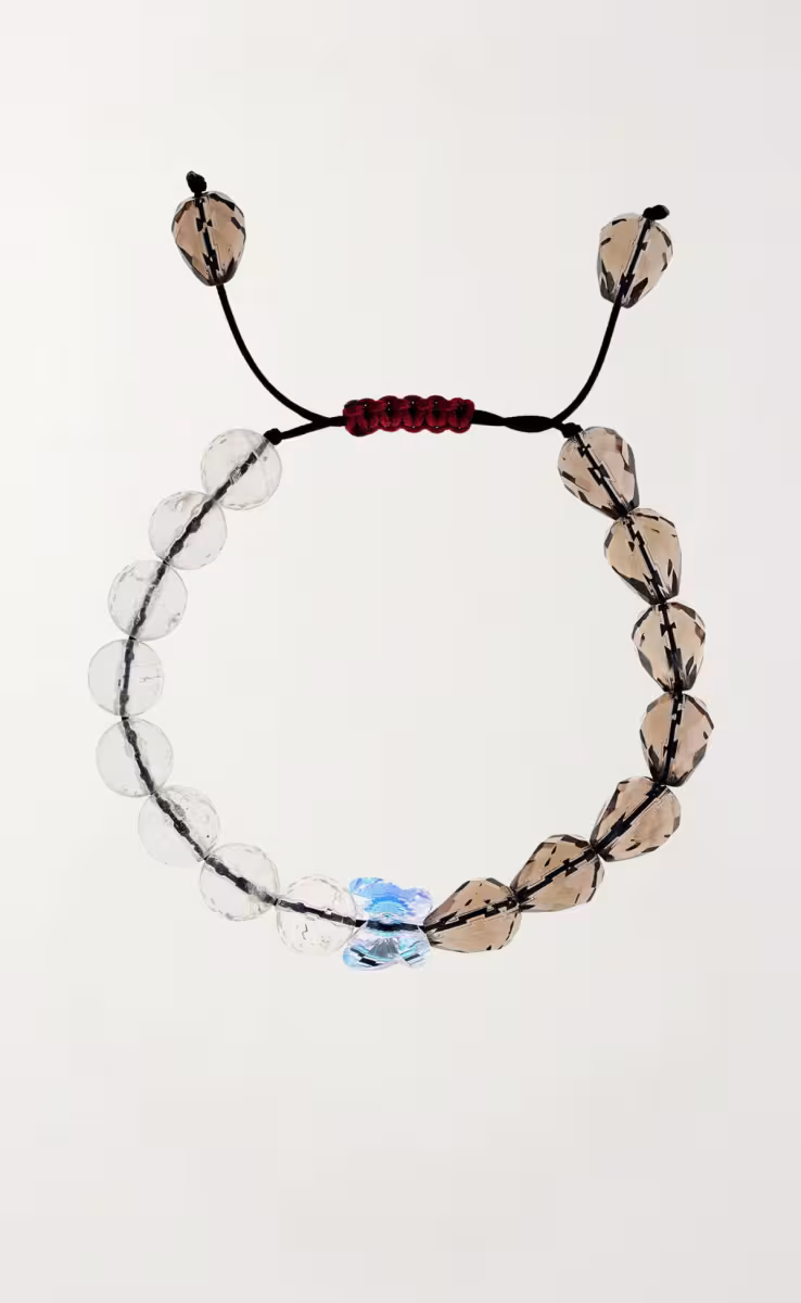 ΒΡΑΧΙΟΛΙ ΜΕ SMOKY & CLEAR QUARTZ