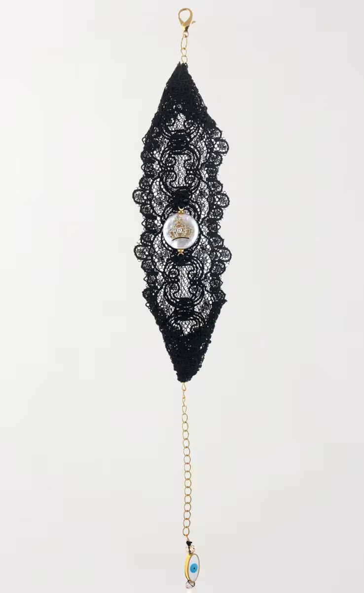 ΒΡΑΧΙΟΛΙ LACE ΜΕ ΠΕΡΛΑ