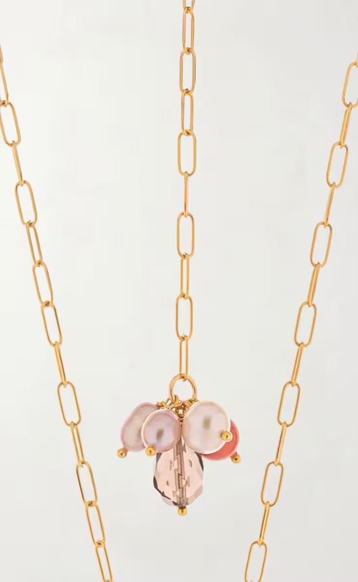 NECKLACE WITH BAROQUE PEARL