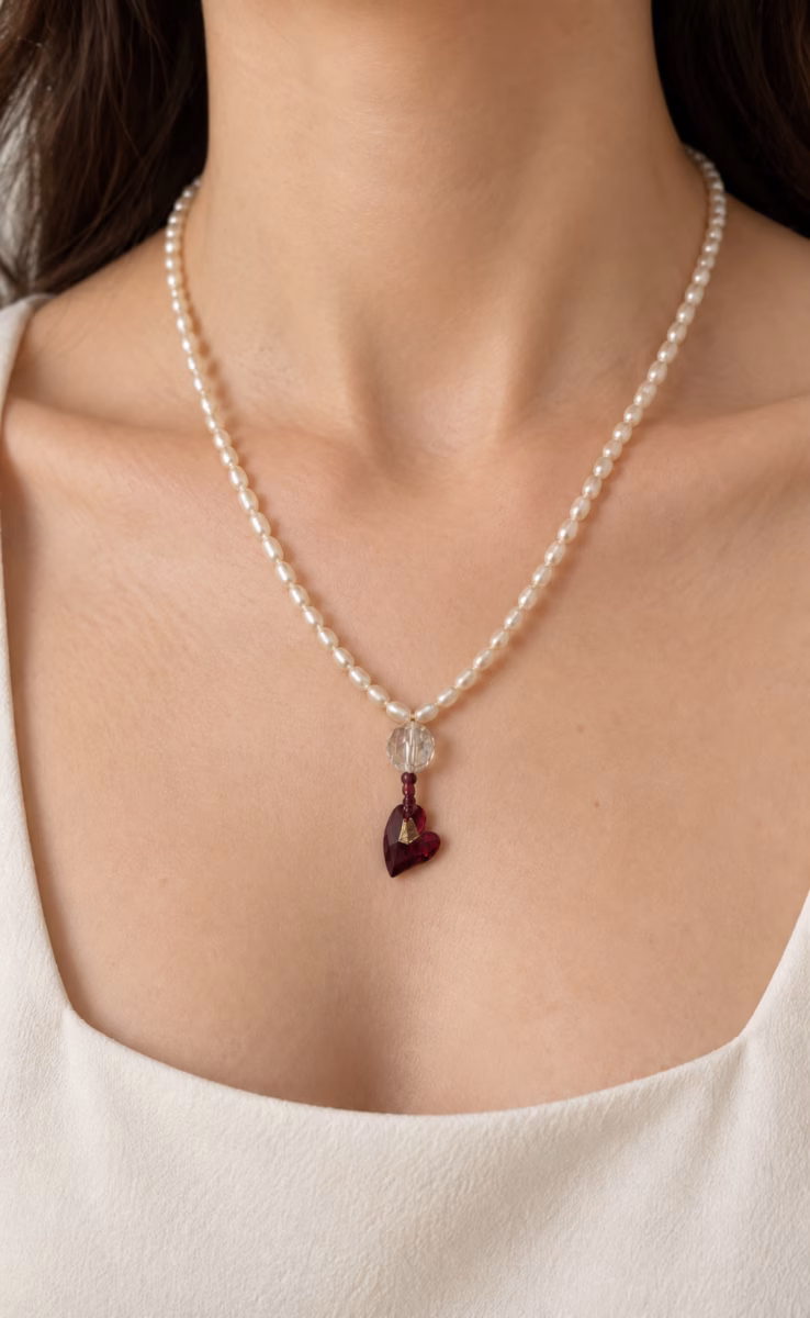 NECKLACE WITH FRESHWATER PEARL