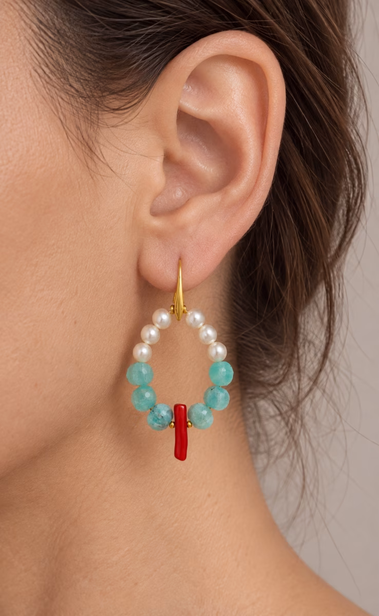 AMAZONITE EARRINGS