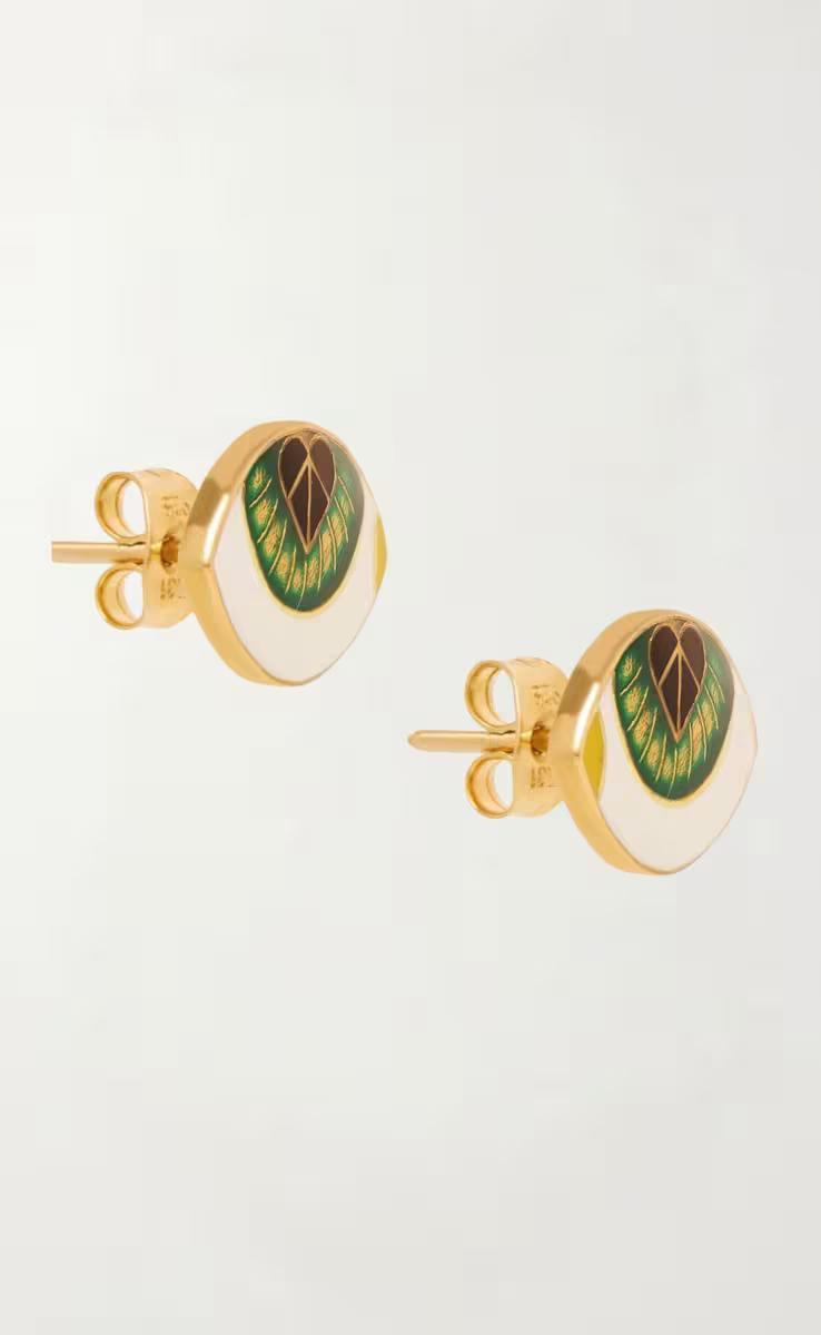 EARRINGS EYE SEA YOU EMERALD