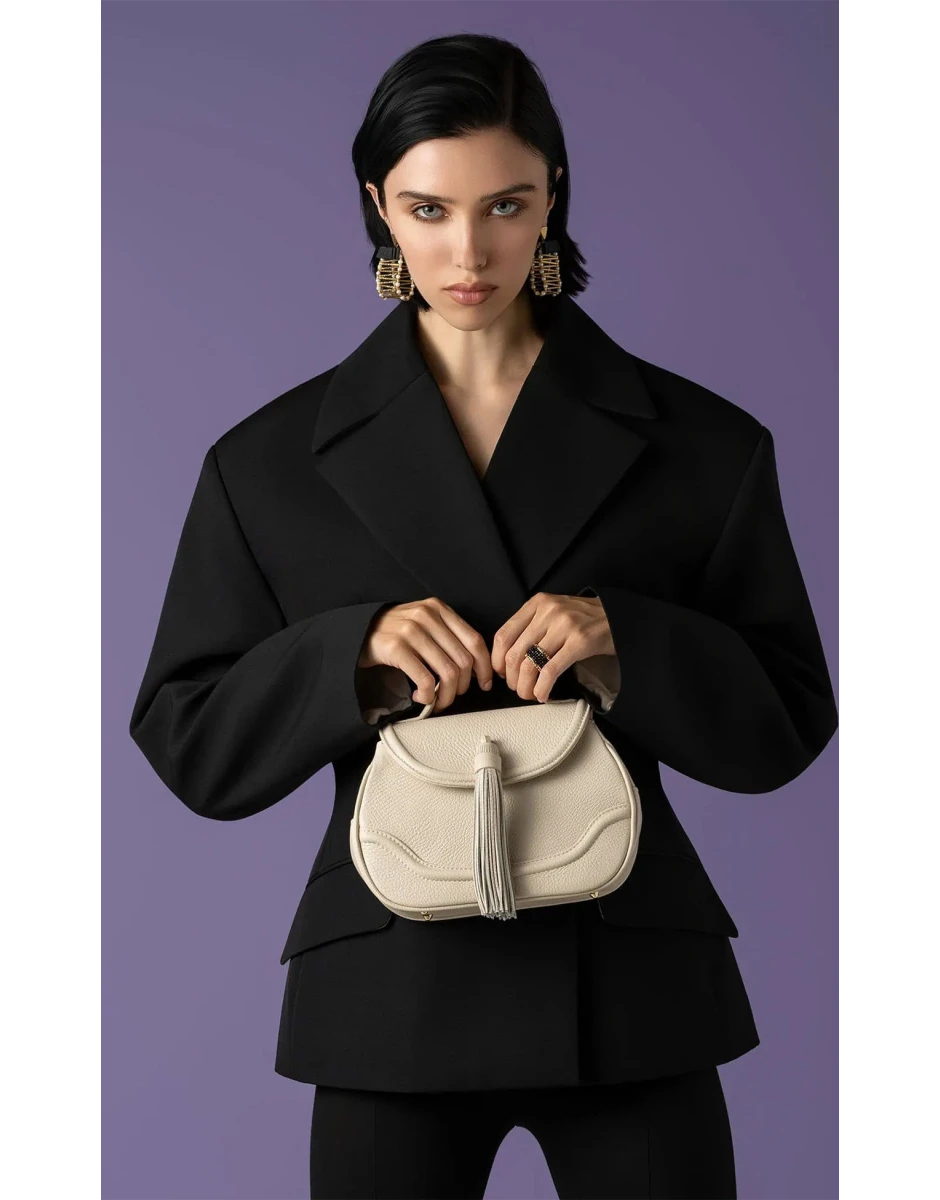 AETEA SMALL BAG OYSTER