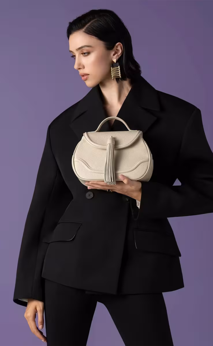 AETEA SMALL BAG OYSTER