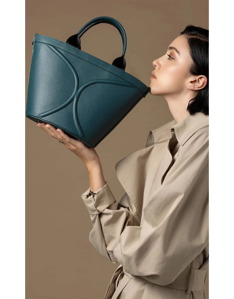 CHRYSTALLINA SMALL BAG FOREST GREEN