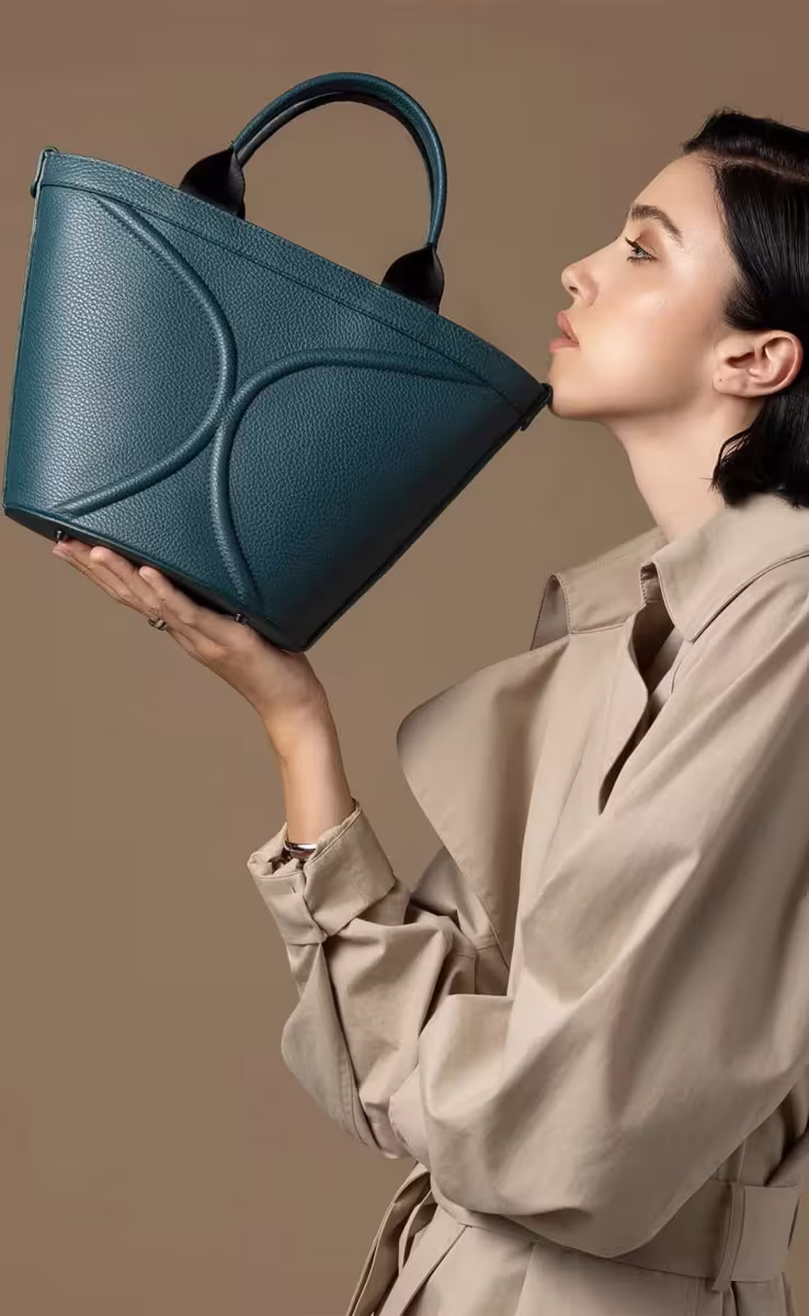 CHRYSTALLINA SMALL BAG FOREST GREEN