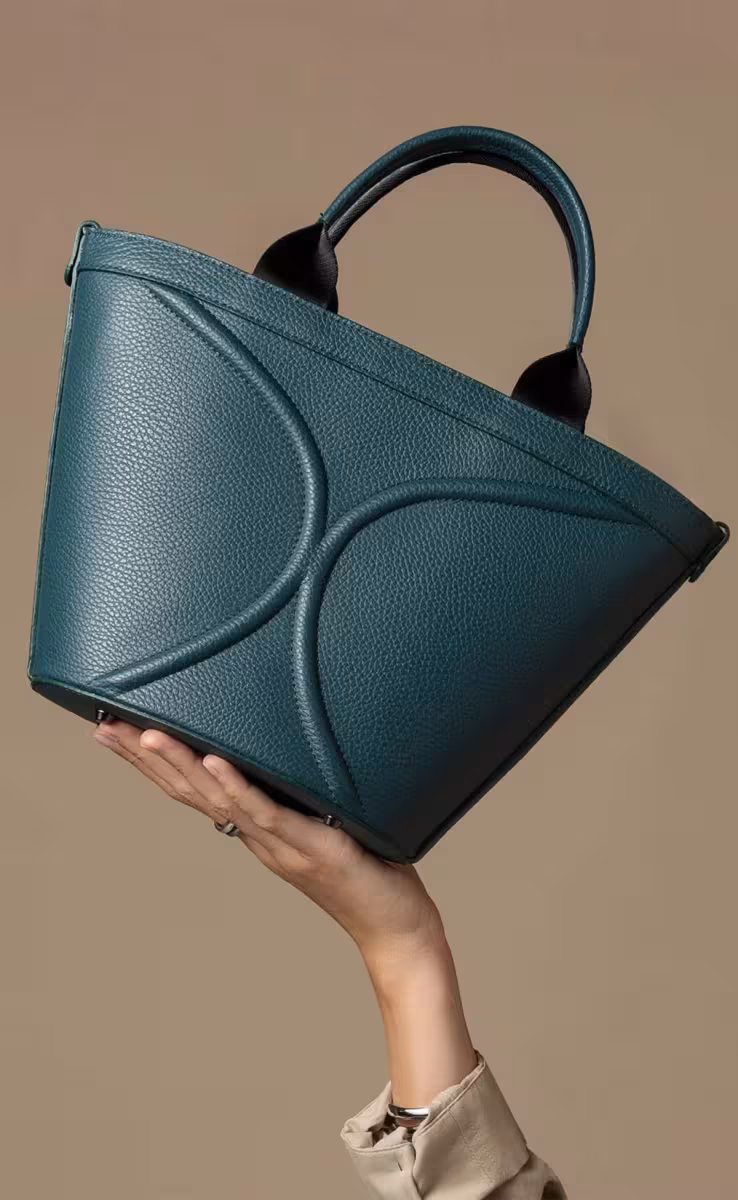 CHRYSTALLINA SMALL BAG FOREST GREEN