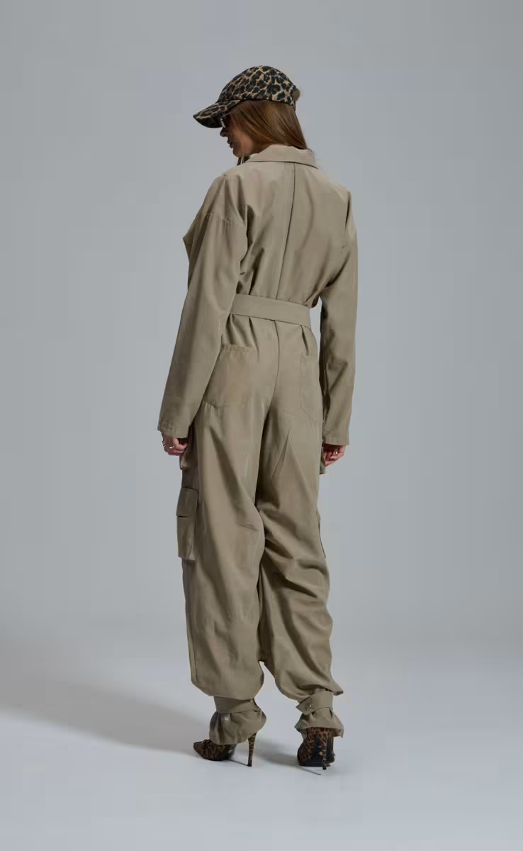 FLAVIA BEIGE OVERALL