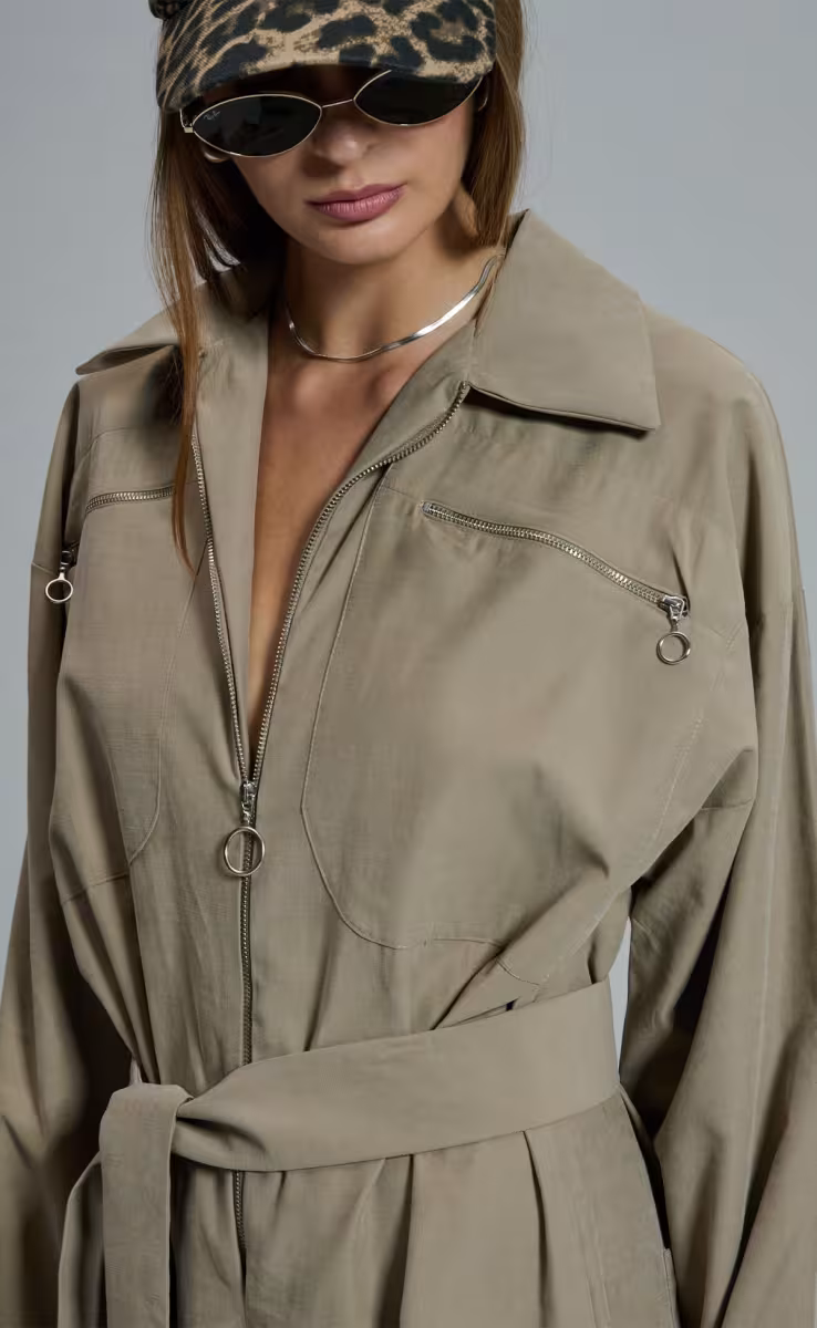 FLAVIA BEIGE OVERALL