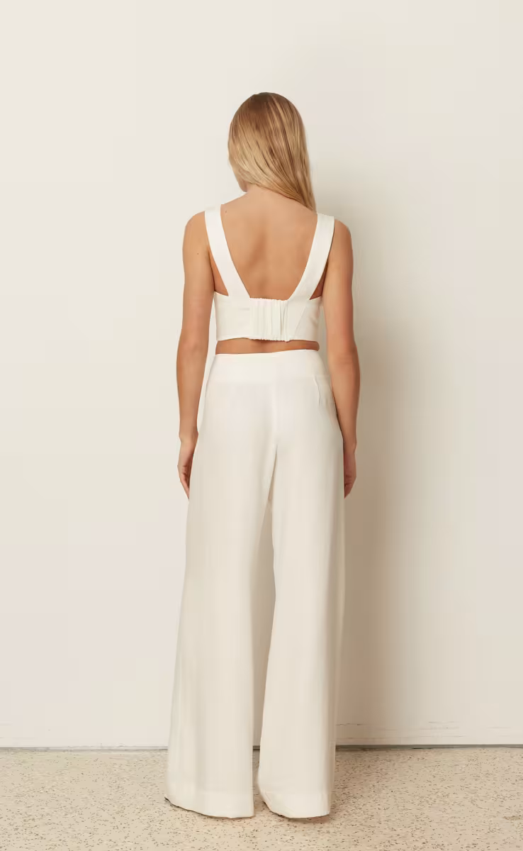 STATEMENT PANTS WHITE