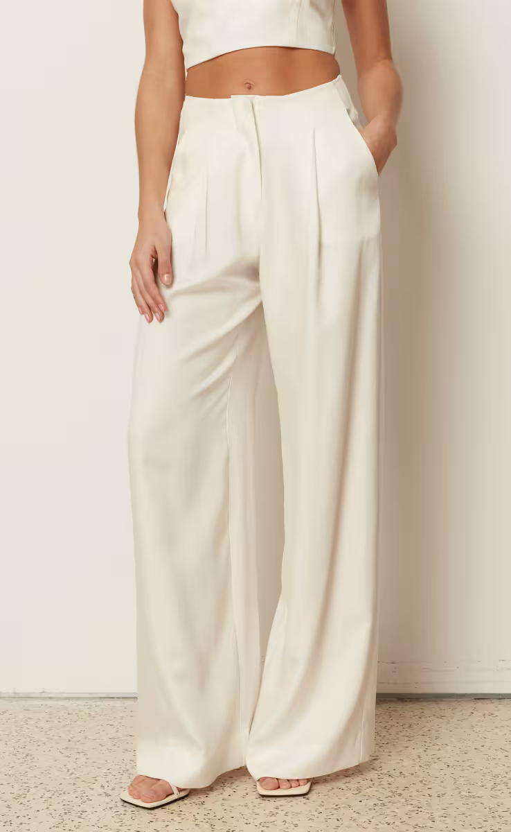 STATEMENT PANTS WHITE