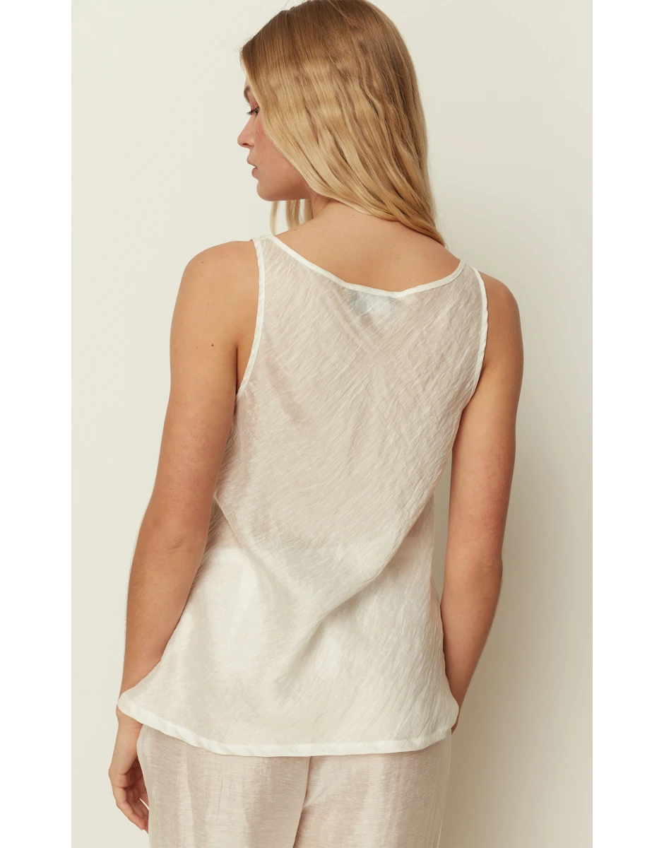 SHEER TOP WHITE