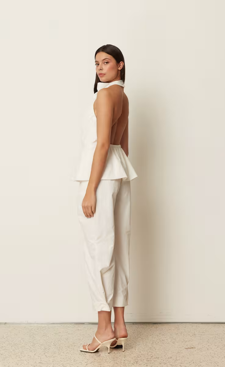 ΠΑΝΤΕΛΟΝΙ HIGH WAIST CARGO ΛΕΥΚΟ