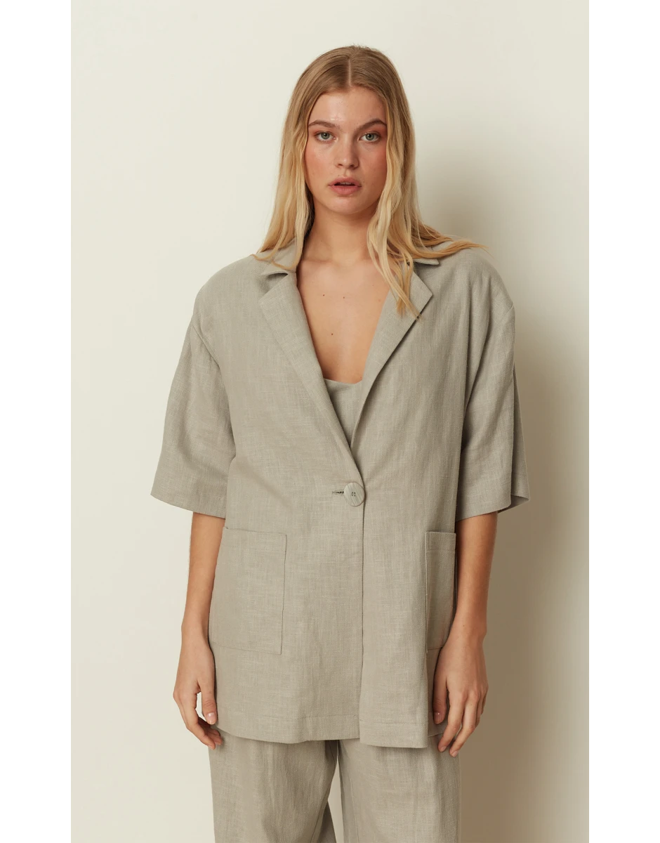 ΚΟΝΤΟΜΑΝΙΚΟ ΣΑΚΑΚΙ EARTHY BLAZER GREY