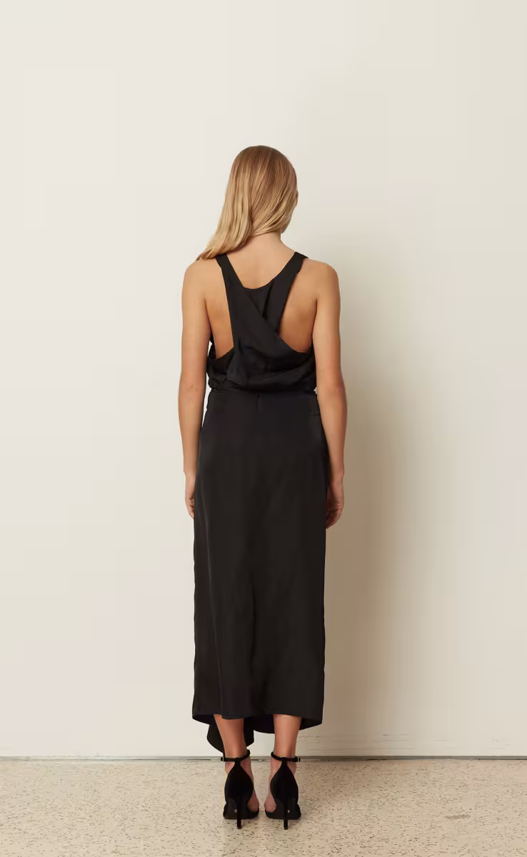 TWISTED TOP BLACK O/S