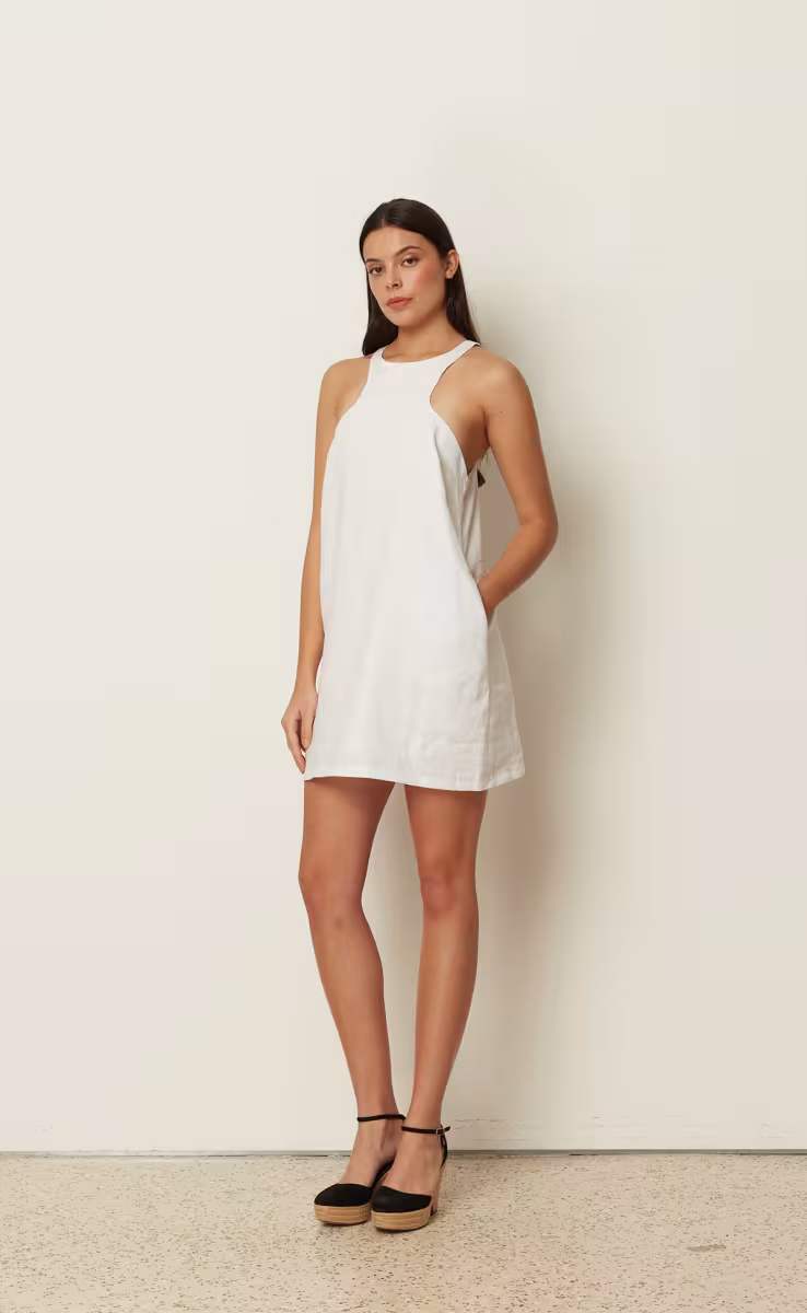 ΦΟΡΕΜΑ LINEN ΛΕΥΚΟ