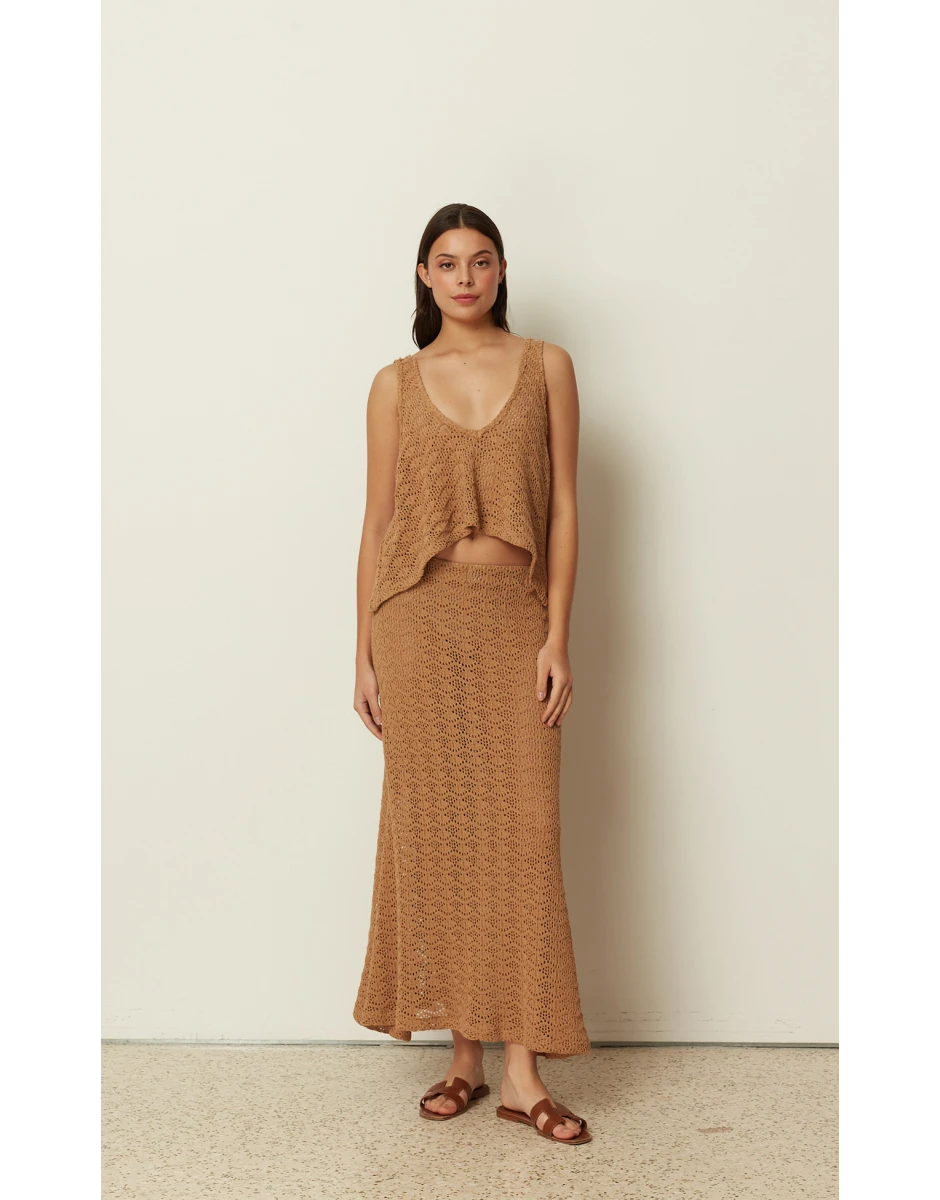 ΦΟΥΣΤΑ KNITTED ΜΠΕΖ