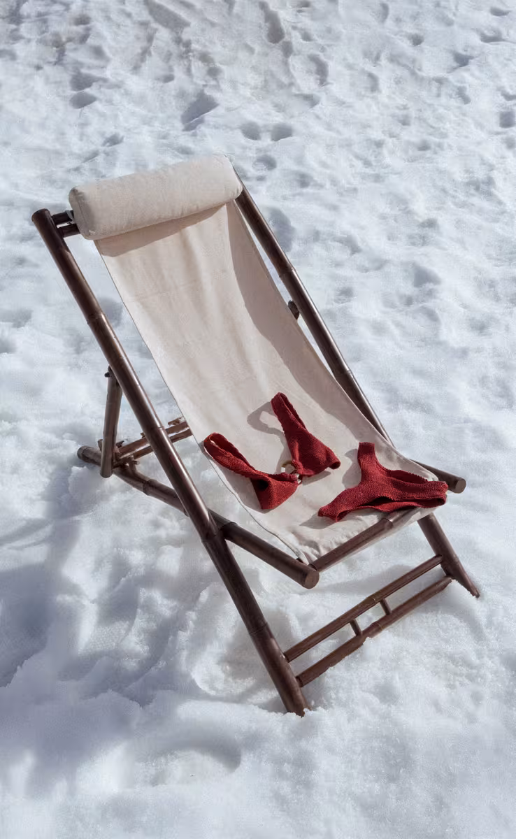 ALI BIKINI METALLIC RED