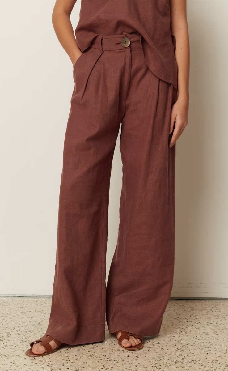 EARTHY PANTS MARRON