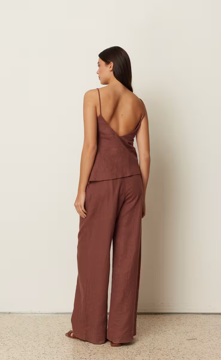 EARTHY TOP MARRON