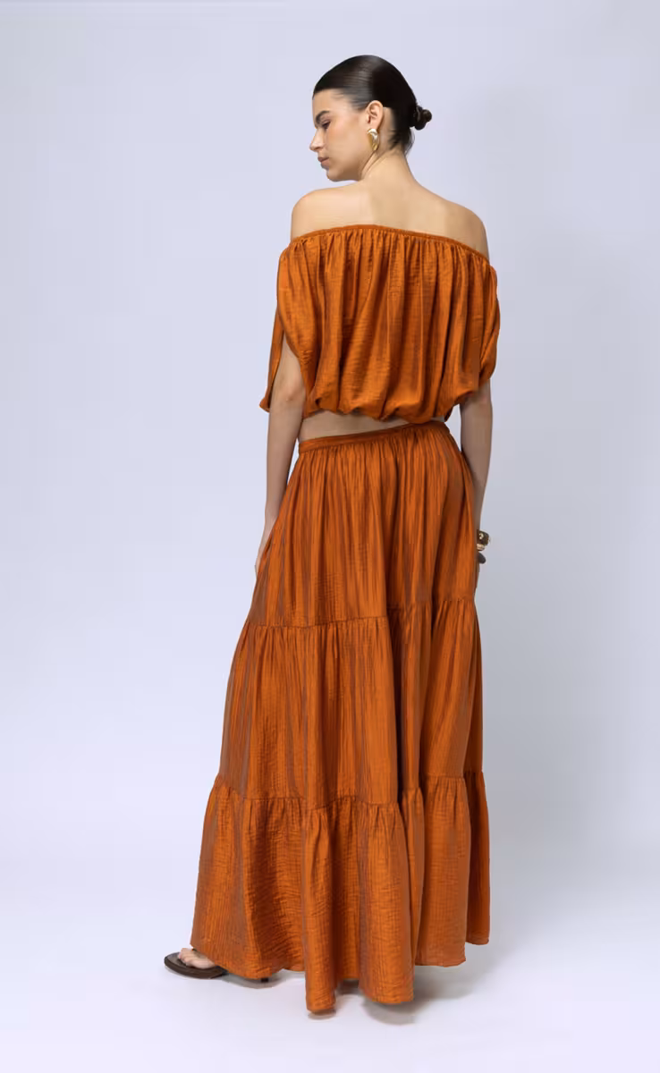 PALAWAN GIPSY SKIRT BURNT ORANGE