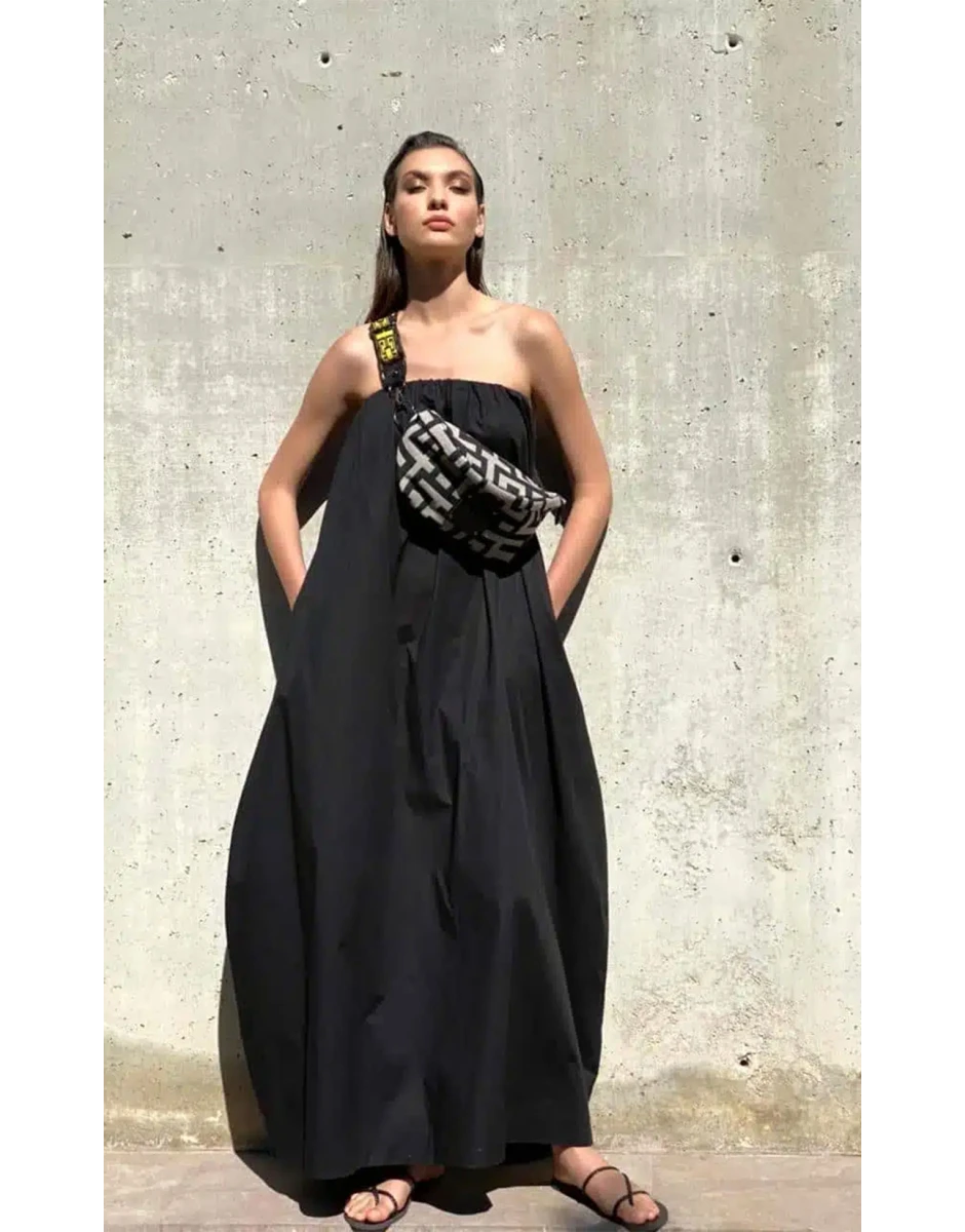 ΤΣΑΝΤΑ OSTRACO ΜΠΕΖ ΜΑΥΡΗ