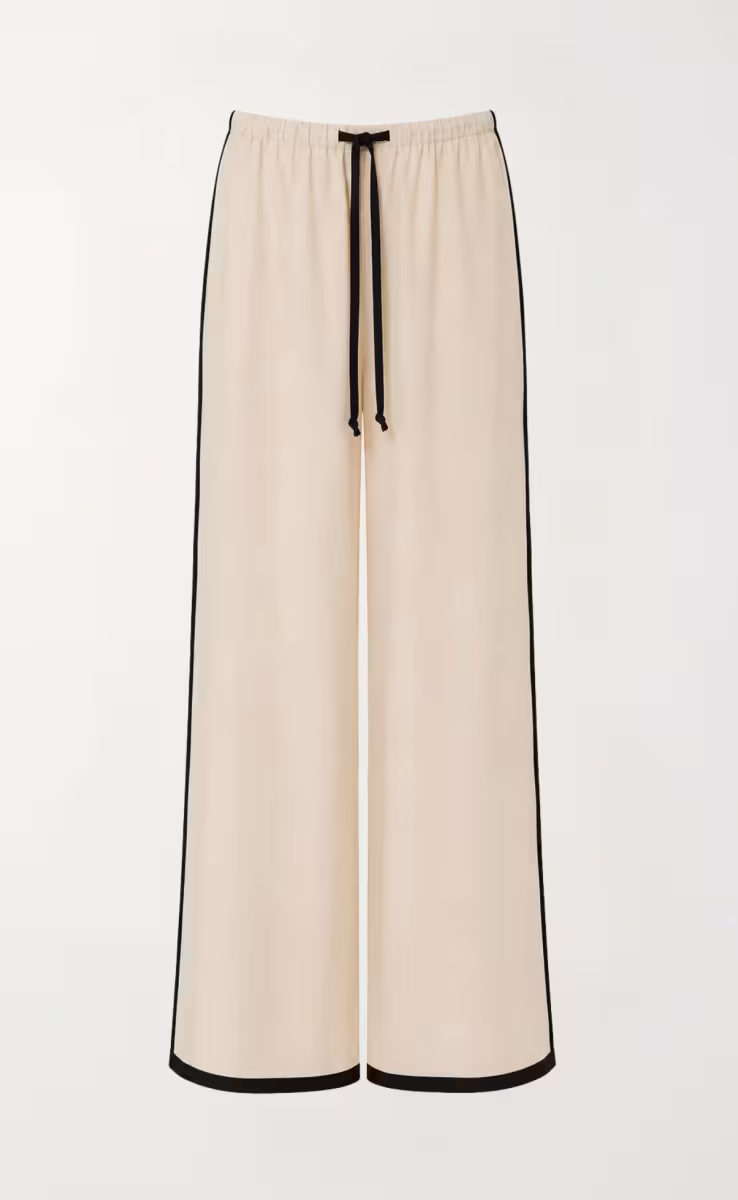 TROUSERS VANILLA BLACK