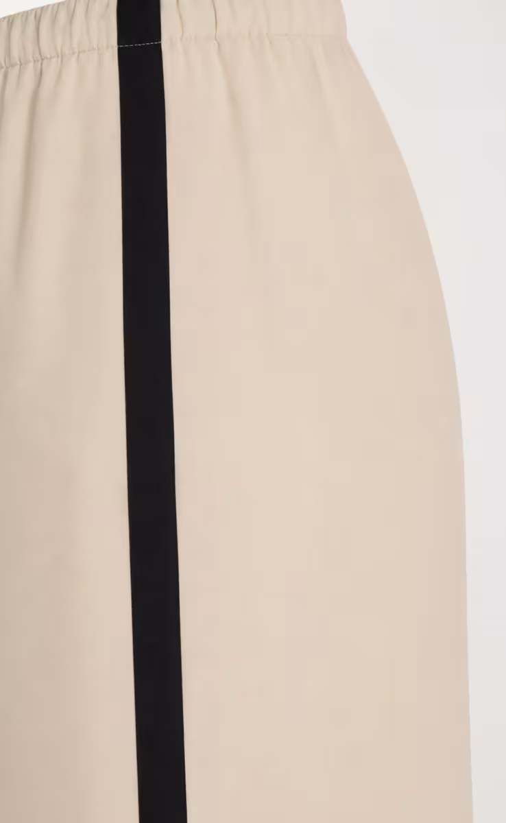 TROUSERS VANILLA BLACK
