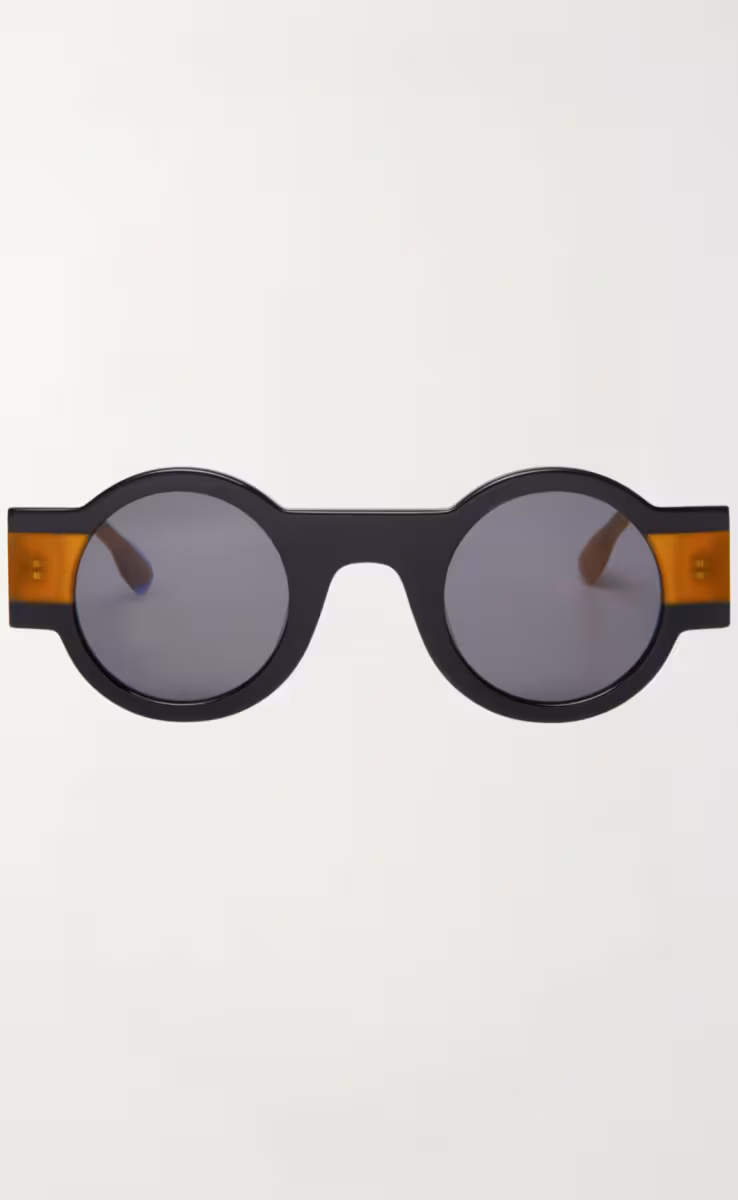 SUNGLASSES JUNO SUN BLACK AMBER
