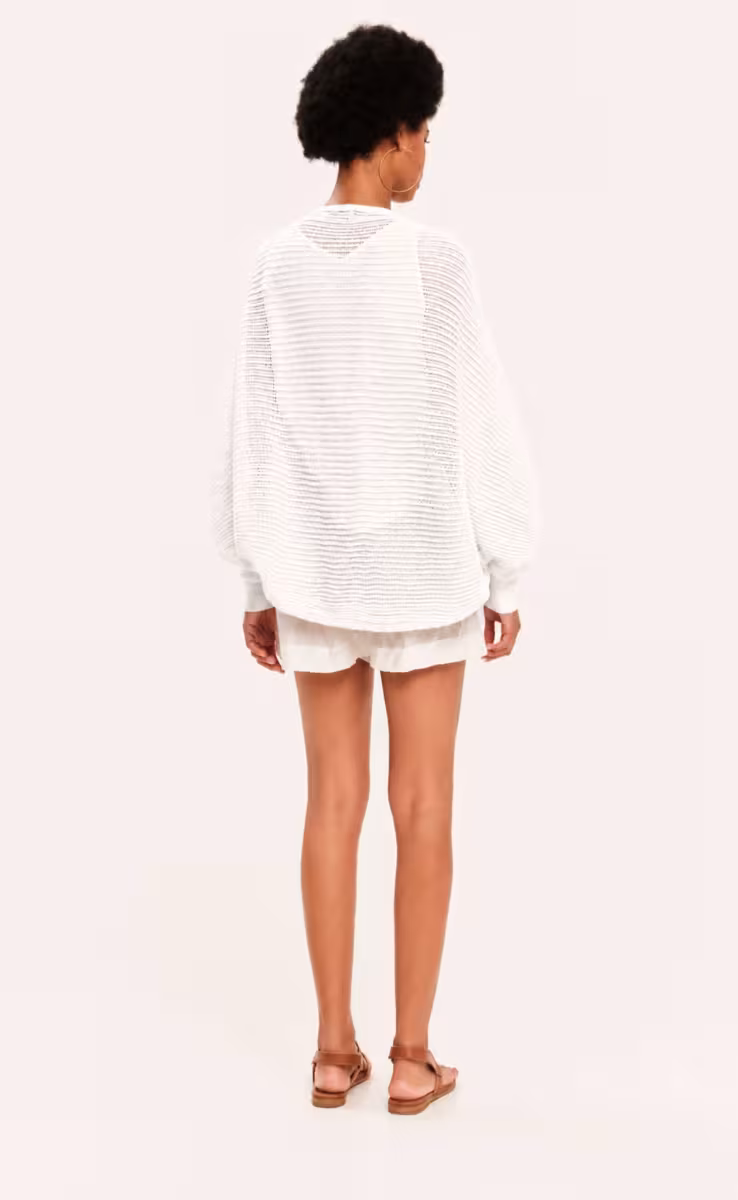 KNIT BOLERO ARCHETYPES WHITE