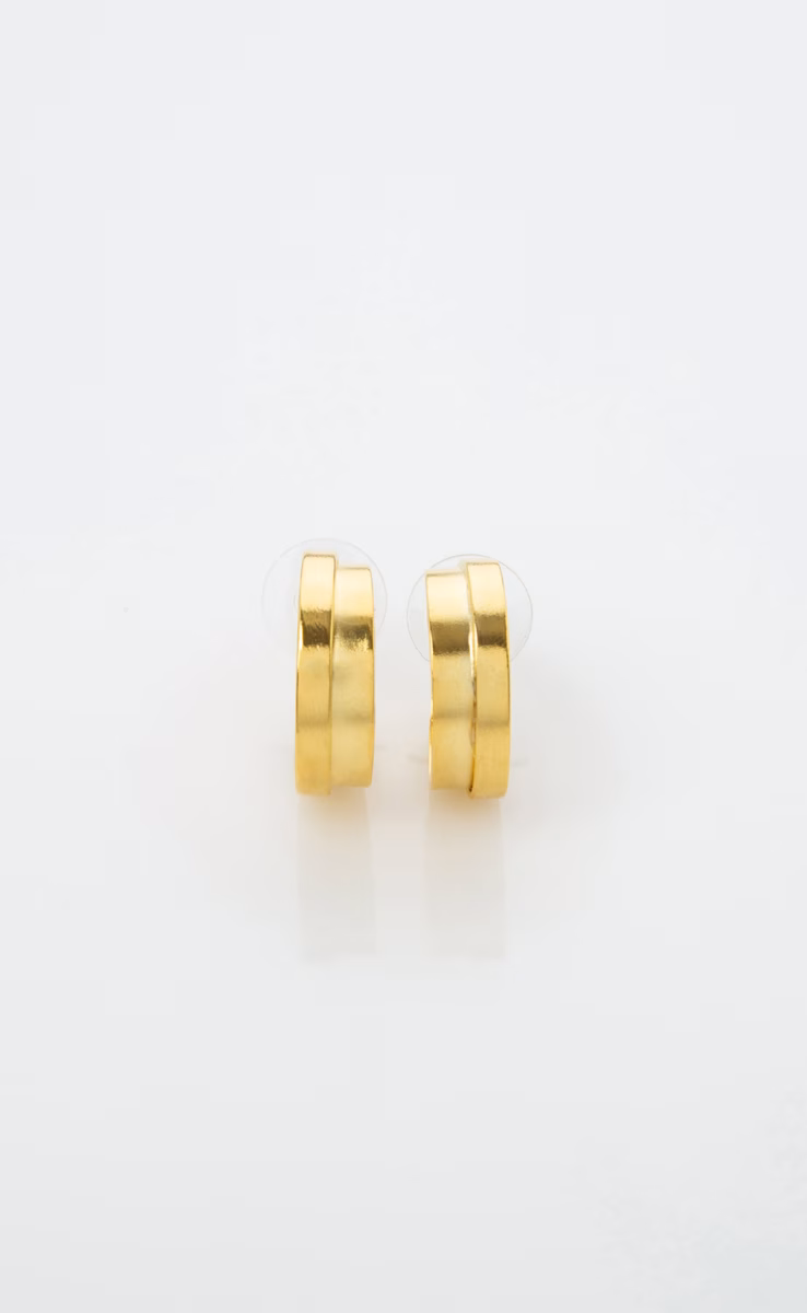 EARRINGS SMALL DOUBLE HOOPS