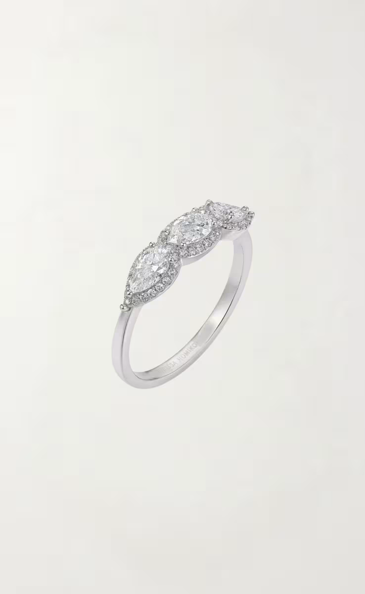 PAVE RING SILVER